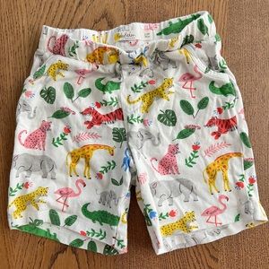 2-3Y Mini Boden Baby Boden Animal Cotton Shorts